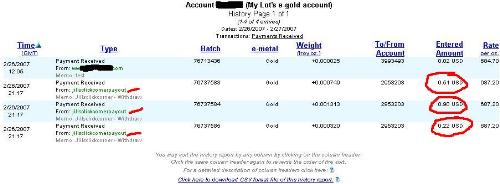 my payment proof - payment from jill's click corner