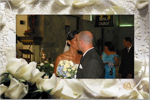 the kiss - just edited picture of my wedding