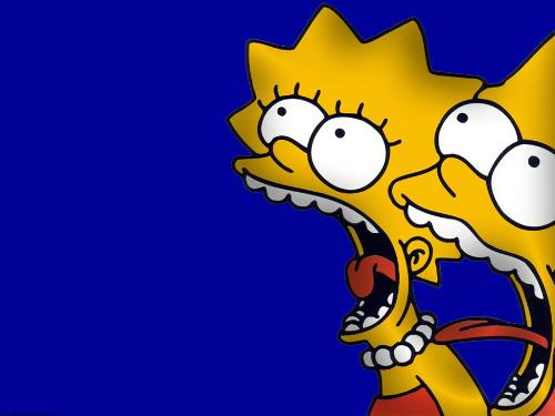 bart and lisa - screaming! bart and lisa - screaming!