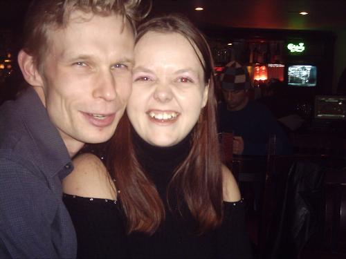 Me and My Partner On My Birthday. - This is me and my partner on my birthday a couple of years ago. We were very happy then and are even happier now. I'm a VERY lucky girl!