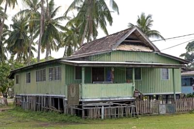 A type of MalaysianTraditional House - Malaysian scenery