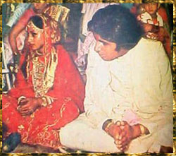 amitabh marriage - in this pic amitabh getting married