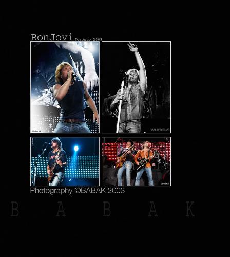 black wallpaper - bon jovi band