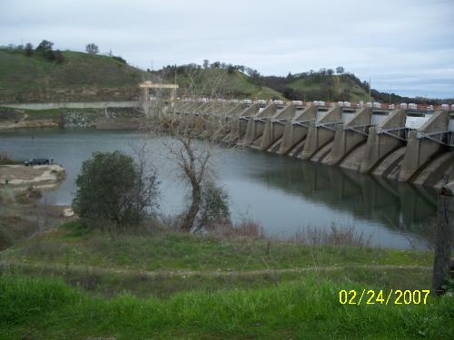 the dam - This is where I fishing when the Salmon run. It gets very crowded here at that time of year, but still a lot of fun.
