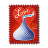 Valentine Day Stamp - One of the current U.S stamps.