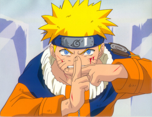 naruto! - This is the most famous pose of Naruto.