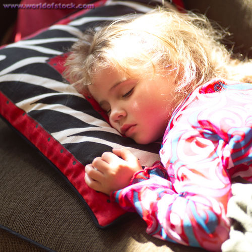 Pillows are the must or not?? - A little cute girl in a deep sleep:)