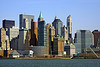 Manhattan Skyline, Skyscrapers in New York - View of the Manhattan Skyline, Skyscrapers in New York