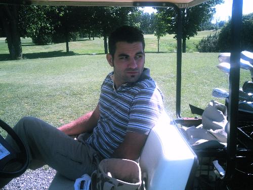 A sunny day on the course - Just me watching my wife hit a ball on the course last summer (Only her second round of golf EVER! - I'll get her addicted one day lol)