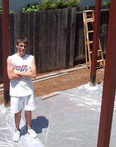 me - just workin in the back yard