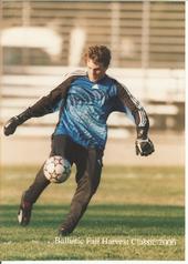 soccer! - yes i am a goalie, but ever since i made varsity goalie for my high school team it has been a very contact sport. ive been punched in the face even! oh and yeah, that ball is gunna go for a long time!