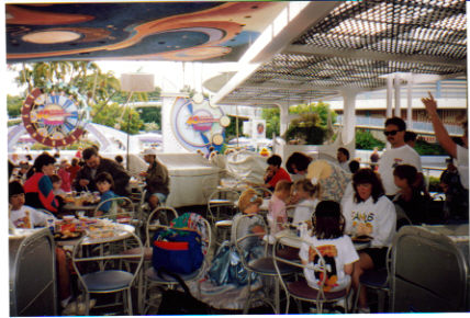 Disneyland Cafe - This was taken at a little cafe in Disneyland in 1995