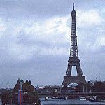 Eiffel Tower - 1933, with lightning