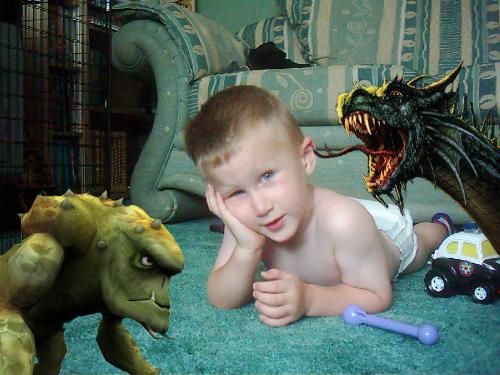 My son - Here is my baby he is now 3 years old and a litle terror