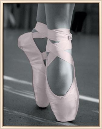 ballet shoes - bright pink ballet shoes