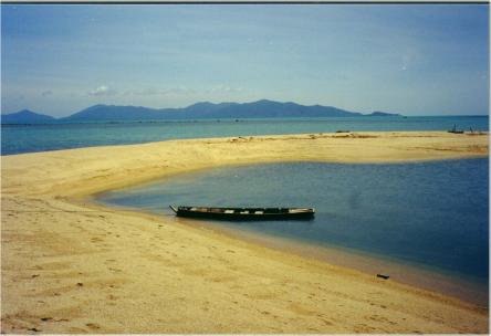 Beach scenery at the morning - Malaysian and the beautiful beach