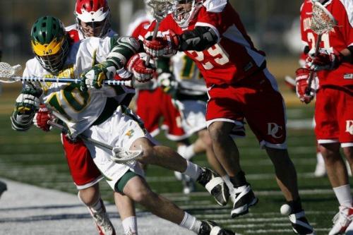 Post Lax - My team (green, White) playing against another Team. we won 12-4. 