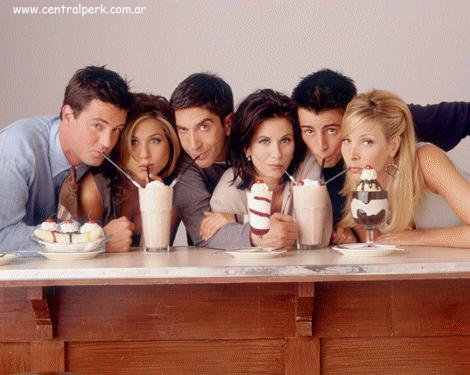 Friends Cast - Chandler, Monica, Rachel, Phoebe, Joey and Ross