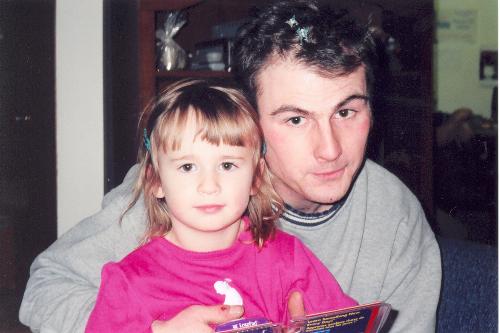 My youngest son and granddaughter - My Son Steven(youngest) and my granddaughter Skylar