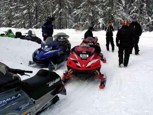 Group Photo - This is what we do for fun in the winter Miles and miles of it LOL