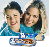 slice and bake cookies from Pillsbury - Most people think this is the only way to have fresh cookies fast. We can make our own.