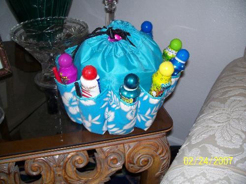Bingo Bag of daubers - This is my bingo bag of daubers that accompanies me to the bingo halls.