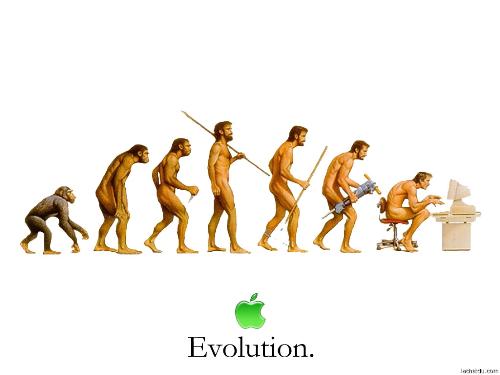 A Picture of Evolution - This is a drawing we have all seen of Evolution