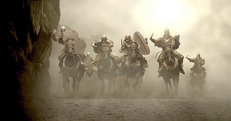 300 -  Prepare for glory! Based on the epic graphic novel by Frank Miller, '300' is a ferocious retelling of the ancient Battle of Thermopylae in which King Leonidas (Gerard Butler) and 300 Spartans fought to the death against Xerxes and his massive Persian army. Facing insurmountable odds, their valor and sacrifice inspire all of Greece to unite against their Persian enemy, drawing a line in the sand for democracy. The film brings Miller's (Sin City) acclaimed graphic novel to life by combining live action with virtual backgrounds that capture his distinct vision of this ancient historic tale