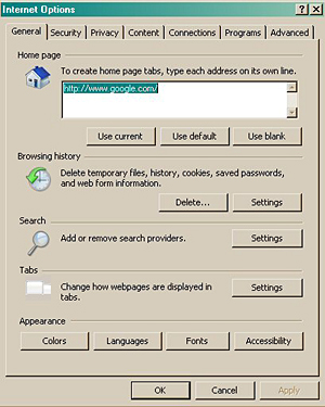 Internet - Internet Explorer 7 has many useful features such as intuitive toolbars, a pop-up blocker, and a phishing filter. In fact, users have only to click Tools and select Internet Options to open a window that has no less than seven tabs of detailed choices and adjustments.
