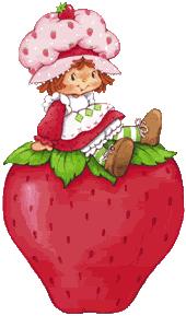 Strawberry Shortcake - Strawberry Shortcake on a nice plump strawberry