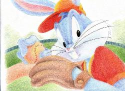 Bugs Bunny - its Bugs Bunny, let play base ball with him...