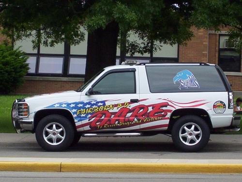 Dare car - This is the DARE program car.