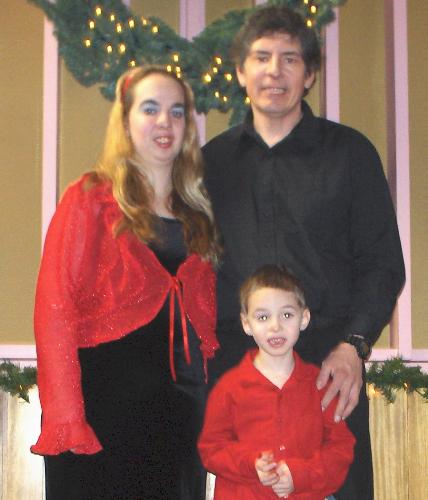 this is us - me, my son, and my fiance