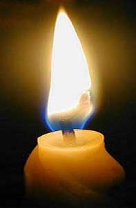 Candle - A picture of a candle flame.