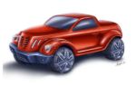 Red color! Interesting - Future MPV car