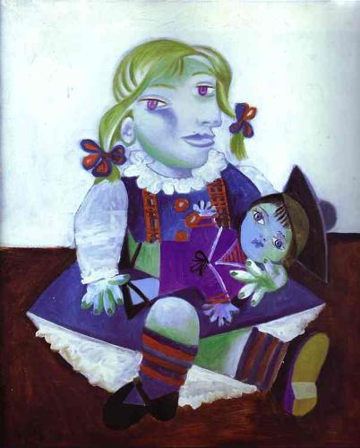 One of the stolen paintings - -Maya and the Doll