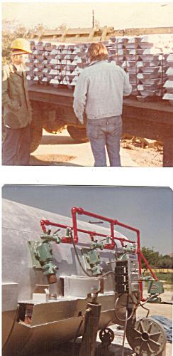 Aluminum Smelting furnace - Designed and Built by Charles VP Balo 1980 Used to smelt aluminum which was sold to Toyota in the early 1980's