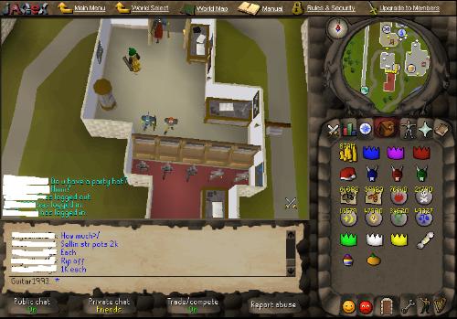 Im rich in runescape. - This is me with SOME of my best stuff out of my inventory. Pretty good eh? I can afford ANYTHING!