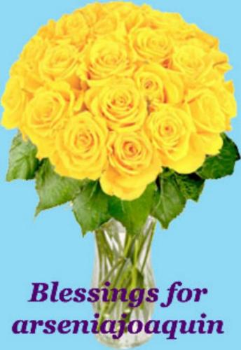 blessings for arseniajoaquin - A gift from myLot user