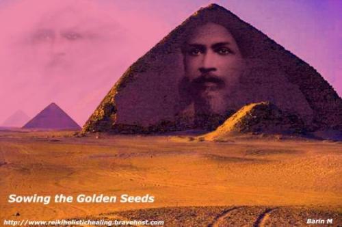 Spiritual Master Shri Aurobindo - This photo has Shri Aurobindo: He is really a spiritual Master and has lead so many people in to spiritual life! He has promoted so much spiritualist also! That's why the second title of this photo is 'SWOING GOLDEN SEEDS'!