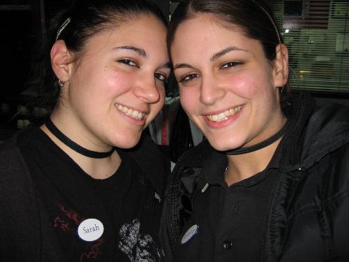 Girls of BZT - This is me and Sarah at work not doing what we're supposed to like always... holler for the girls of BZT!!!