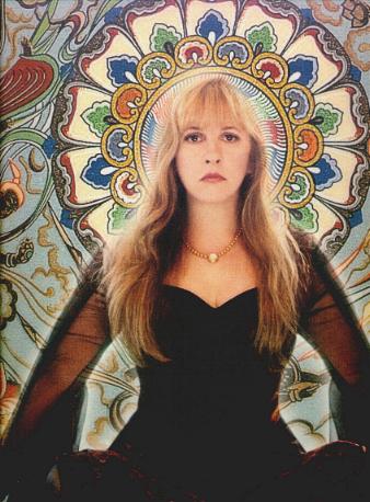 Stevie Nicks - She is truly beautiful. This photo makes her look like an angel.