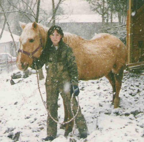 Me and Brandy - My quarter horse Brandy