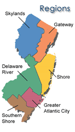 New Jersey - map of NJ