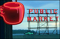 Seattle, Washington - public market