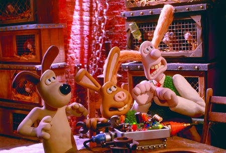 Wallace And Gromit - Another fantastic still from the Curse of The Were-Rabbit hit film!