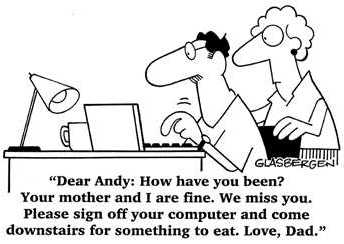 Email Addiction - Email addiction cartoon found at http://www.geocities.com/perry_peterson_1999/email-kid.jpg . Email Addiction - Email addiction cartoon found at http://www.geocities.com/perry_peterson_1999/email-kid.jpg .