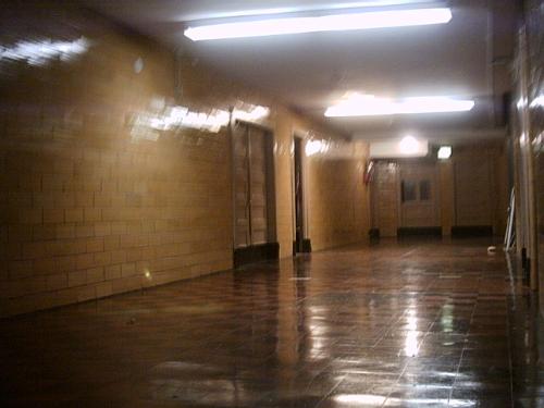 In the Basement - This is the basement of my old High School. The music room is there... it's where I spent most of my 4 high school years. It's real gloomy down there, but it's like home now. And the acoustics are better than in the auditorium LOL.