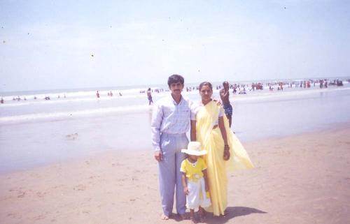 sea beach and my family - There is a very good beach at digh in Udisa state of India and is really very nice place to enjoy