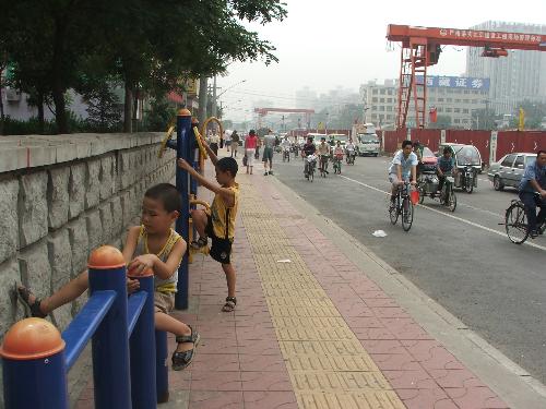 the kids in beijing - taken by 8,2006,beijing